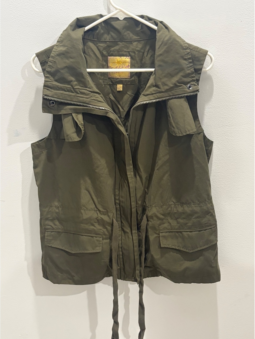 Princess Vera Wang Olive Green Utility Jacket - Women’s Size XL